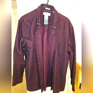 Hawker Rye Men's long sleeve stretch oxford in XL